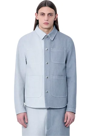 Thom Browne Jakke, Herre, Flerfarvet, XL, Bomuld, Contrast Panel Jakke