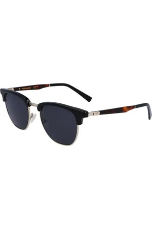 Salvatore Ferragamo Tilbehør, Herre, Sort, 53 MM, Uld, Solbriller