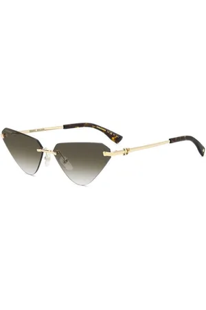 Dsquared2 Tilbehør, Dame, Gul, 63 MM, Uld, Retro Solbriller