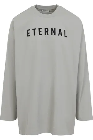 FEAR OF GOD Top, Herre, Grå, L, Uld, Grå T-shirt Polos Stilfuldt Casual Wear