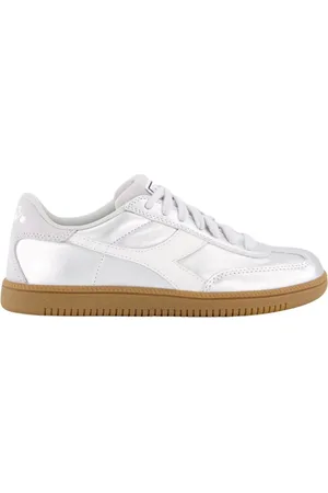 Diadora Sko, Dame, Grå, 37 EU, Tyl, Metallic Dame Træningssko
