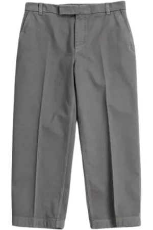 Thom Browne Bukser, Herre, Grå, XL, Bomuld, Utility Chino Bukser