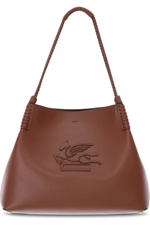 Etro Taske, Dame, Brun, ONE SIZE, Uld, Håndvævet Shopper Libra