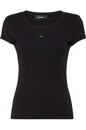 Dsquared2 Top, Dame, Sort, L, Bomuld, Sort T-shirt