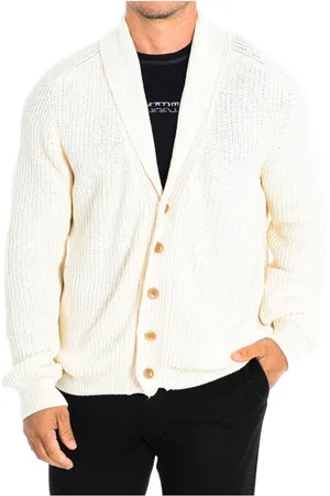 La Martina Strik, Herre, , L, Bomuld, Langærmet Strikket Cardigan