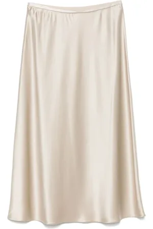 Max Mara Nederdel, Dame, , L, Bomuld, Midi Nederdel