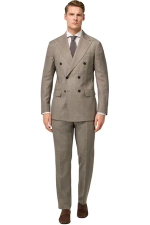 Boggi Milano Jakkesæt, Herre, , M, Uld, Prince of Wales Check Ren Ulddragt