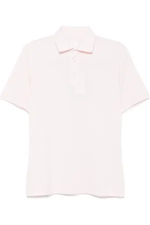 FEDELI Top, Herre, Lyserød, XL, Bomuld, Klassisk Bomuldspolo