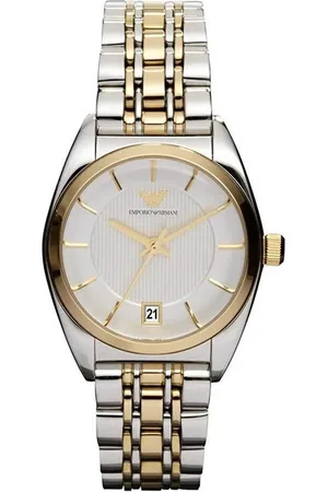 Emporio Armani Tilbehør, Dame, Grå, ONE SIZE, Quartz Analog Ur