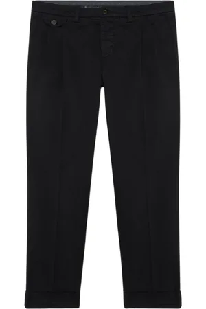 Brooks Brothers Bukser, Herre, Blå, W34, Bomuld, Navy- Stretch Cotton Chinos