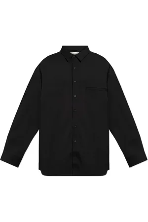 Entire Studios Bluser & Skjorter, Dame, Sort, L, Uld, Giant Wool Shirt