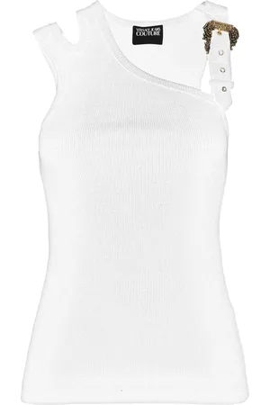 VERSACE Top, Dame, Hvid, M, Top Hvid