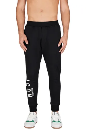 Dsquared2 Bukser, Herre, Sort, S, Bomuld, Icon Ski Jogger Sweatpants