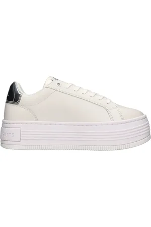 Calvin Klein Sko, Dame, , 40 EU, Læder, Sneakers Cream