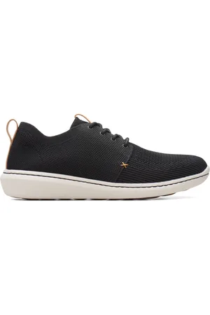 Clarks Sko, Herre, Sort, 42 EU, Sporty Strikket Sneaker