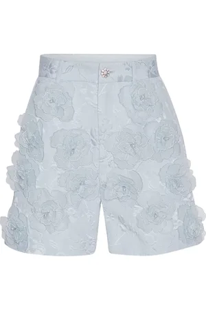 Custommade Shorts, Dame, Blå, L, Uld, Nunu by NBS Shorts