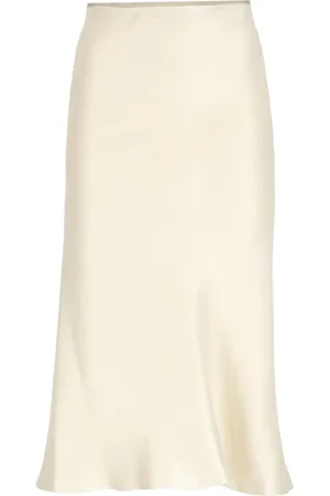 Maison Margiela Nederdel, Dame, , S, Midi Nederdel i Silke