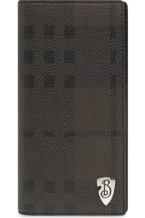 Burberry Tilbehør, Herre, Brun, ONE SIZE, Læder, B-Shield Continental Wallet