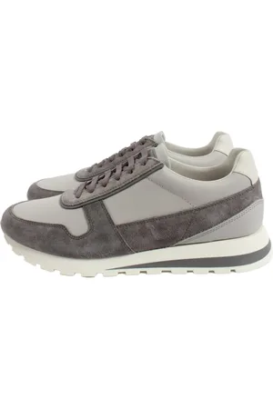 Brunello Cucinelli Sko, Herre, Grå, 43 EU, Læder, Herre Sneakers