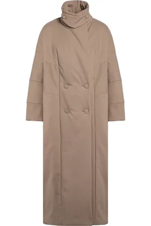 DRIES VAN NOTEN Frakke, Dame, Brun, XS, Uld, Cappotto Monopetto Double-Breasted Frakke