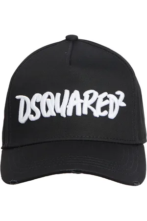 Dsquared2 Tilbehør, unisex, Sort, ONE SIZE, Tyl, 3D Logo Cap