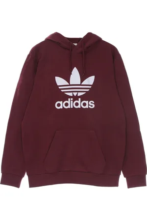 adidas Sweathshirts & Hoodies, Herre, Brun, XL, Bomuld, Klassisk Trefoil Hættetrøje