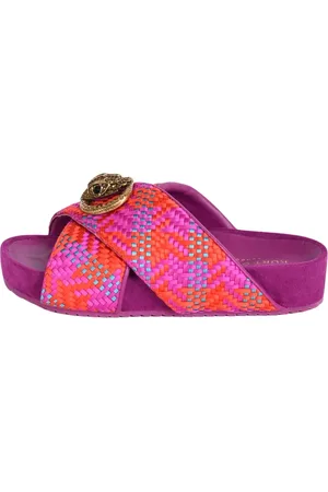 Kurt Geiger Sko, Dame, Flerfarvet, 36 EU, Lave Chelsea Cross Strap Sandaler