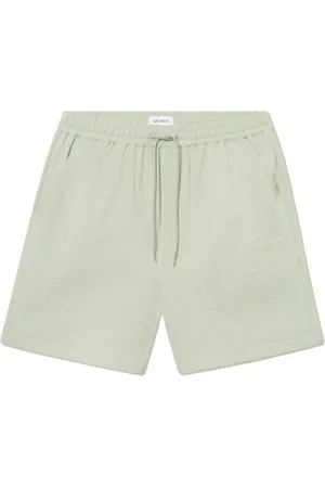 Les Deux Badetøj, Herre, Grøn, XL, Hurtigtørrende Seersucker Badeshorts