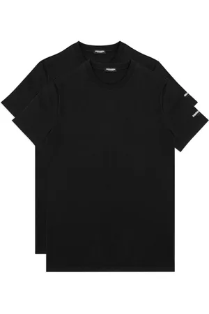 Dsquared2 Top, Herre, Sort, M, Bomuld, Plain Logo 2-Pack T-shirt