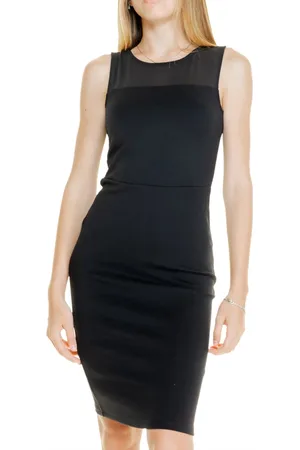 Emporio Armani Kjole, Dame, Sort, M, Sleeveless Dress Abito Smanicato