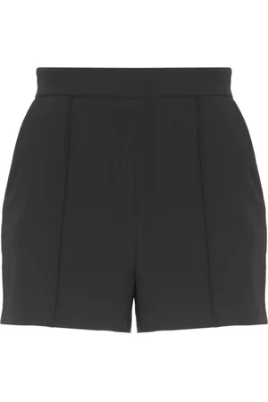 Elisabetta Franchi Shorts, Dame, Sort, L, Polyester, Shorts med lommer og lynlås