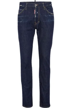 Dsquared2 Jeans, Herre, Blå, S, Uld, Stilfulde Bukser