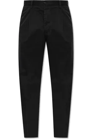 Dsquared2 Bukser, Herre, Sort, XS, Bomuld, One Pleat Bukser