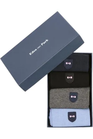 Eden Park Undertøj, Herre, Sort, M, Bomuld, sock pack