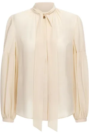 Roberto Cavalli Bluser & Skjorter, Dame, , L, Bluse med sløjfe i halsen