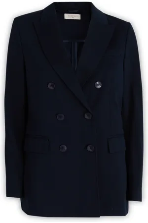 Circolo Jakke, Dame, Blå, M, Uld, Stilfulde Jakker og Veste Kollektion