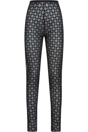 Givenchy Bukser, Dame, Sort, S, Uld, Sorte leggings til kvinder