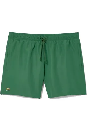 Lacoste Badetøj, Herre, Grøn, XL, Polyester, Hurtigtørrende Badeshorts