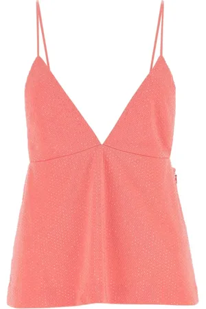 Dsquared2 Top, Dame, Lyserød, S, Uld, Stilfulde Ærmeløse Toppe