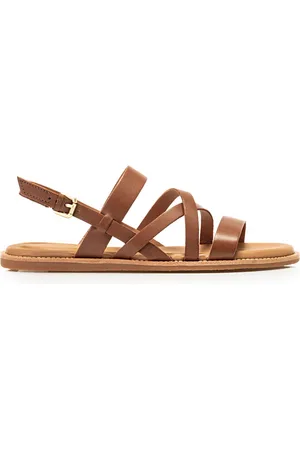 Clarks Sko, Dame, Brun, 36 EU, Læder, Brune Lædersandaler Karsea Sun