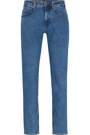 HUGO BOSS Jeans, Herre, Blå, W31, Bomuld, Delaware Jean Slim