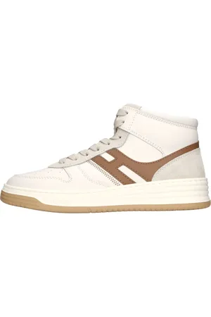 Hogan Sko, Herre, , 42 EU, Læder, Sneakers Cream