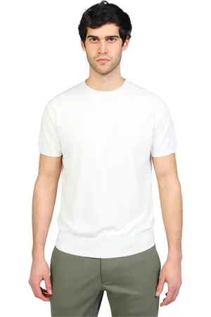 At.p.Co Top, Herre, Hvid, S, Bomuld, Basis Bomuld Rundhals Sweatshirts Hoodies