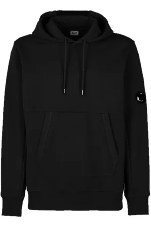 C.P. Company Sweathshirts & Hoodies, Herre, Sort, L, Bomuld, Diagonal Raised Fleece Hoodie