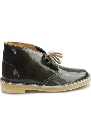 Clarks Sko, Dame, Grå, 37 EU, Læder, Metallic Læder Ankelstøvle