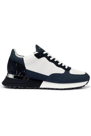 Mallet Sko, Herre, Blå, 44 EU, Læder, Popham Perf Navy Silver