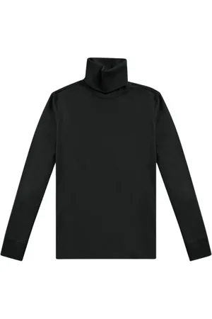 Brooks Brothers Strik, Dame, Sort, 2XL, Bomuld, Sort T-shirt i strækbar bomuld
