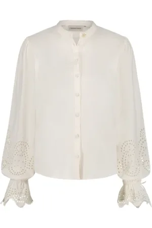 Fabienne Chapot Bluser & Skjorter, Dame, Hvid, S, Uld, Clarissa Bluse