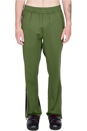 Moncler Bukser, Herre, Grøn, S, Uld, Colourblock Track Pants