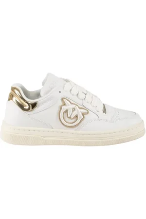 Pinko Sko, Dame, Hvid, 38 EU, Uld, Stilfulde Sneakers i Pink